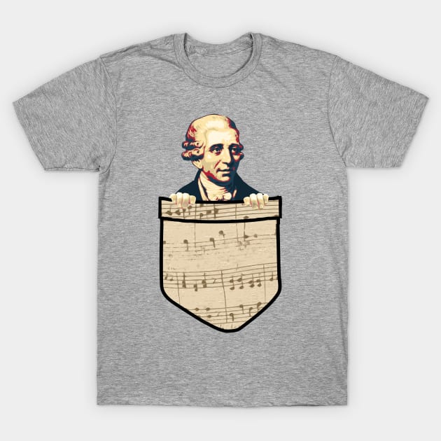 Joseph Haydn In My Pocket T-Shirt by Nerd_art